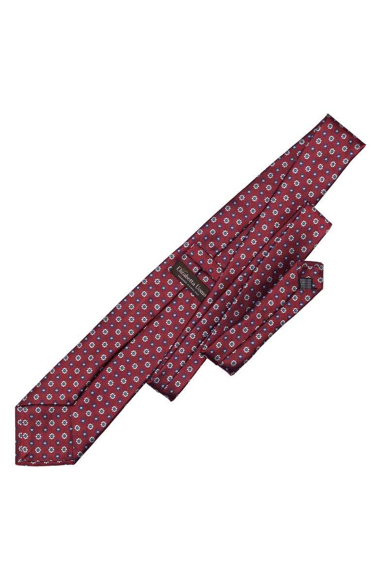 Elizabetta Umbria - Silk Jacquard Tie for Men, Alternate, color, Red