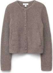 
Other Stories Fuzzy Rib Wool 
Alpaca Blend Cardigan