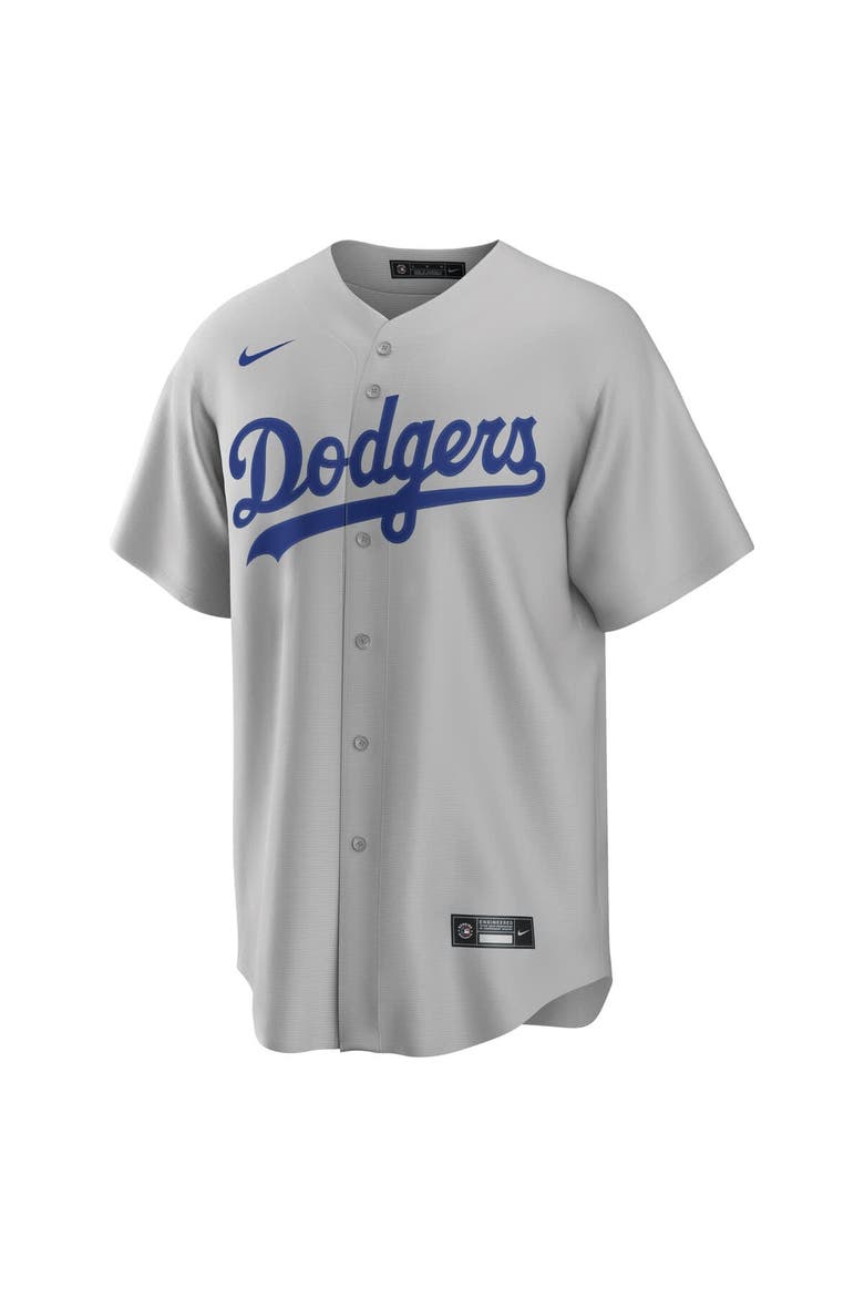 Men's Nike Shohei Ohtani Gray Los Angeles Dodgers Alternate Road Replica Jersey, Alternate, color, Gray