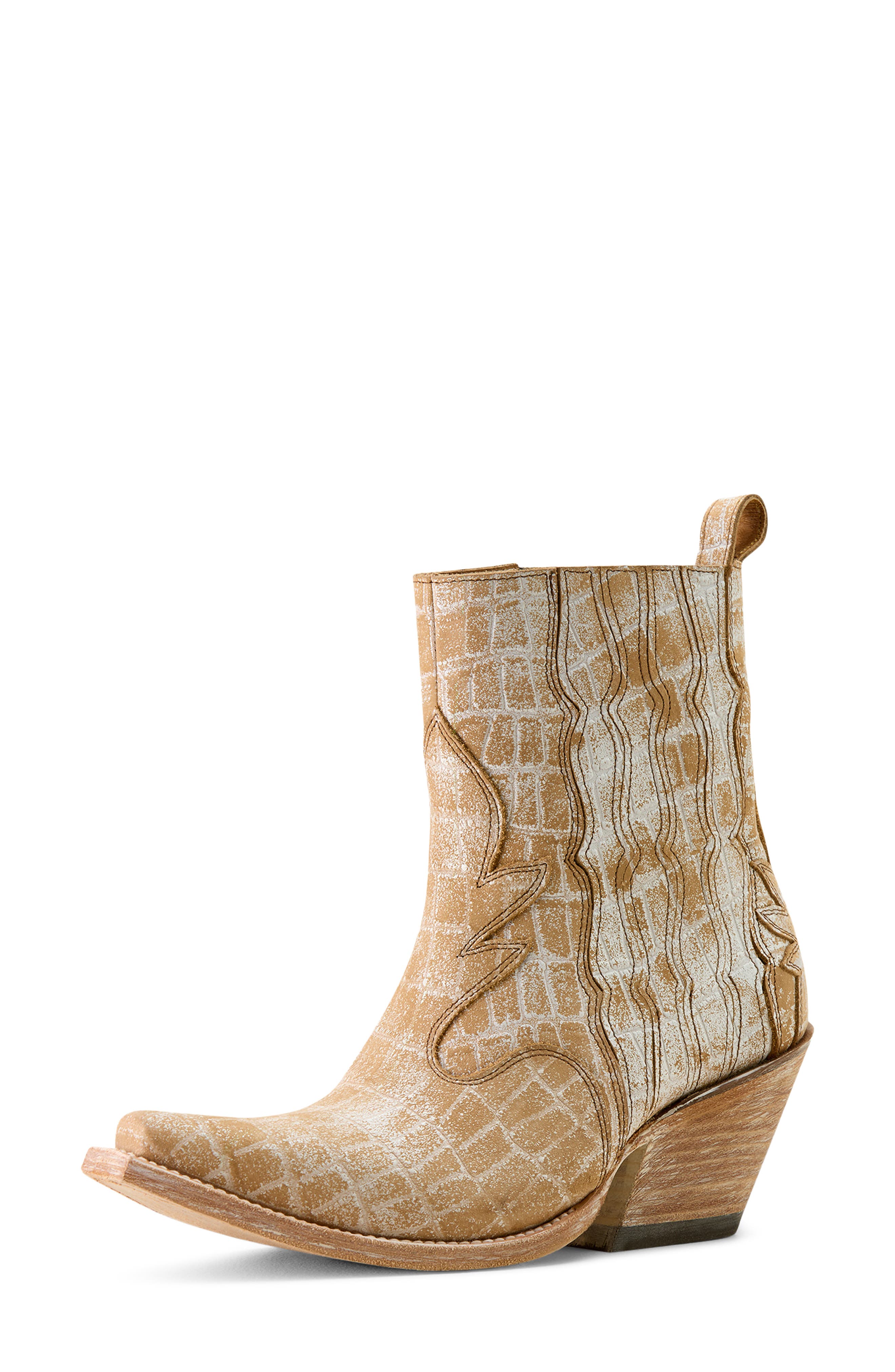 Ariat Jade X Toe Cowyboy Boot, Alternate, color, White