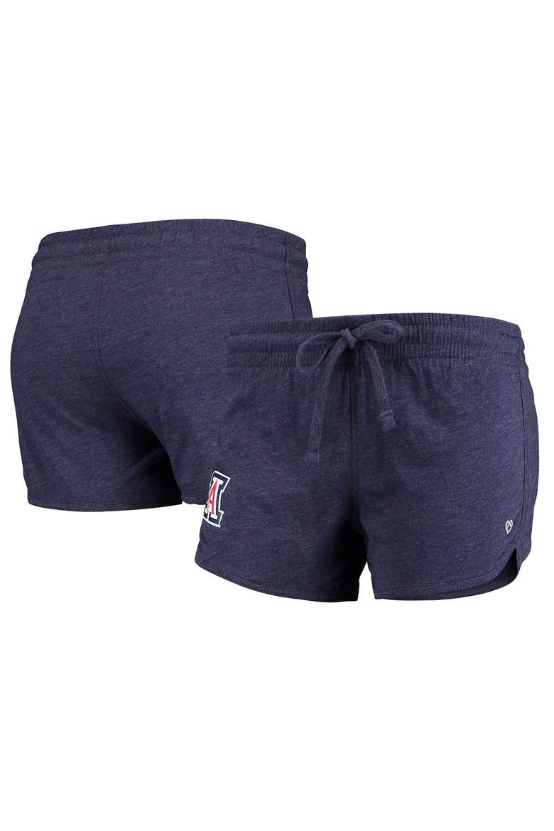 Women's Colosseum Heathered Navy Arizona Wildcats Simone Lounge Shorts, Alternate, color, Heather Navy