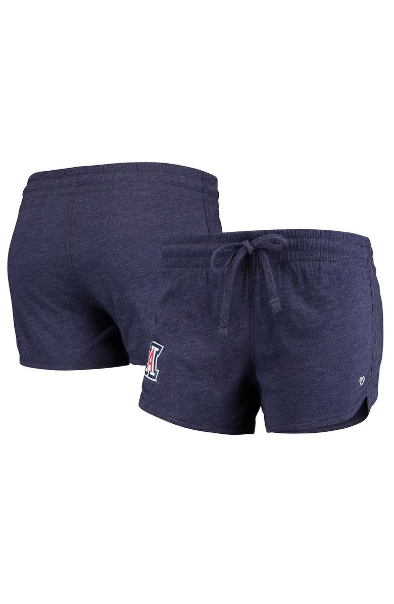 COLOSSEUM Women's Colosseum Heathered Navy Arizona Wildcats Simone Lounge Shorts, Alternate, color, 