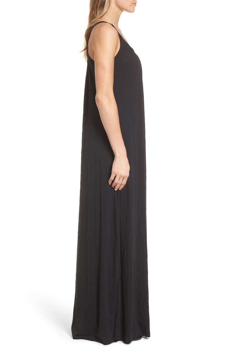 Caslon<sup>®</sup> Twist Neck Maxi Dress, Alternate, color, 