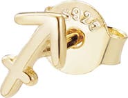 ADORNIA FINE Zodiac Sign 925 Sterling Silver Stud Earring