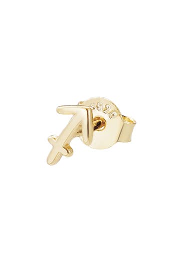 Adornia Fine Zodiac Sign Stud Earring