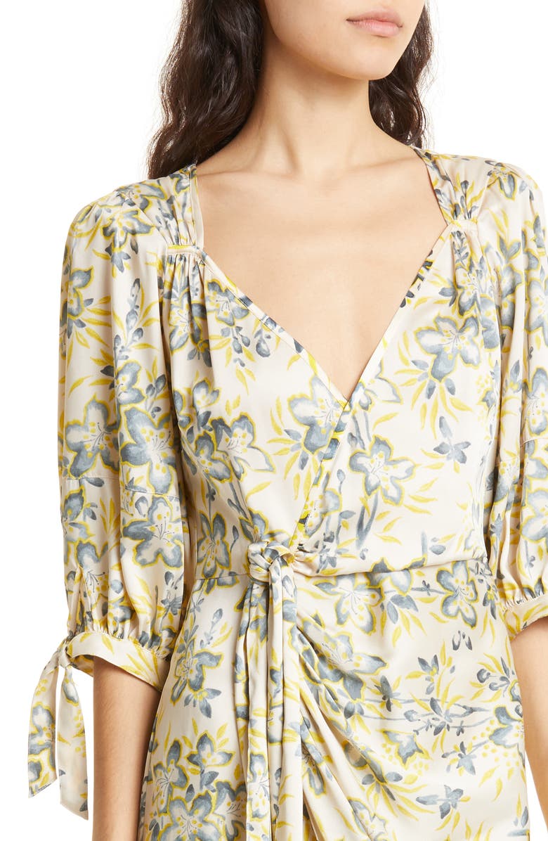 Cinq à Sept Kerstin Floral Midi Dress, Alternate, color,