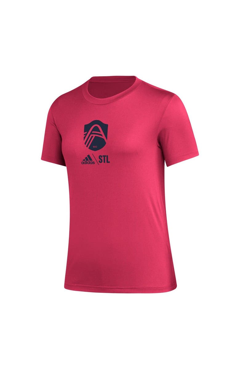 adidas Women's adidas Pink St. Louis City SC AEROREADY Club Icon T-Shirt, Alternate, color,