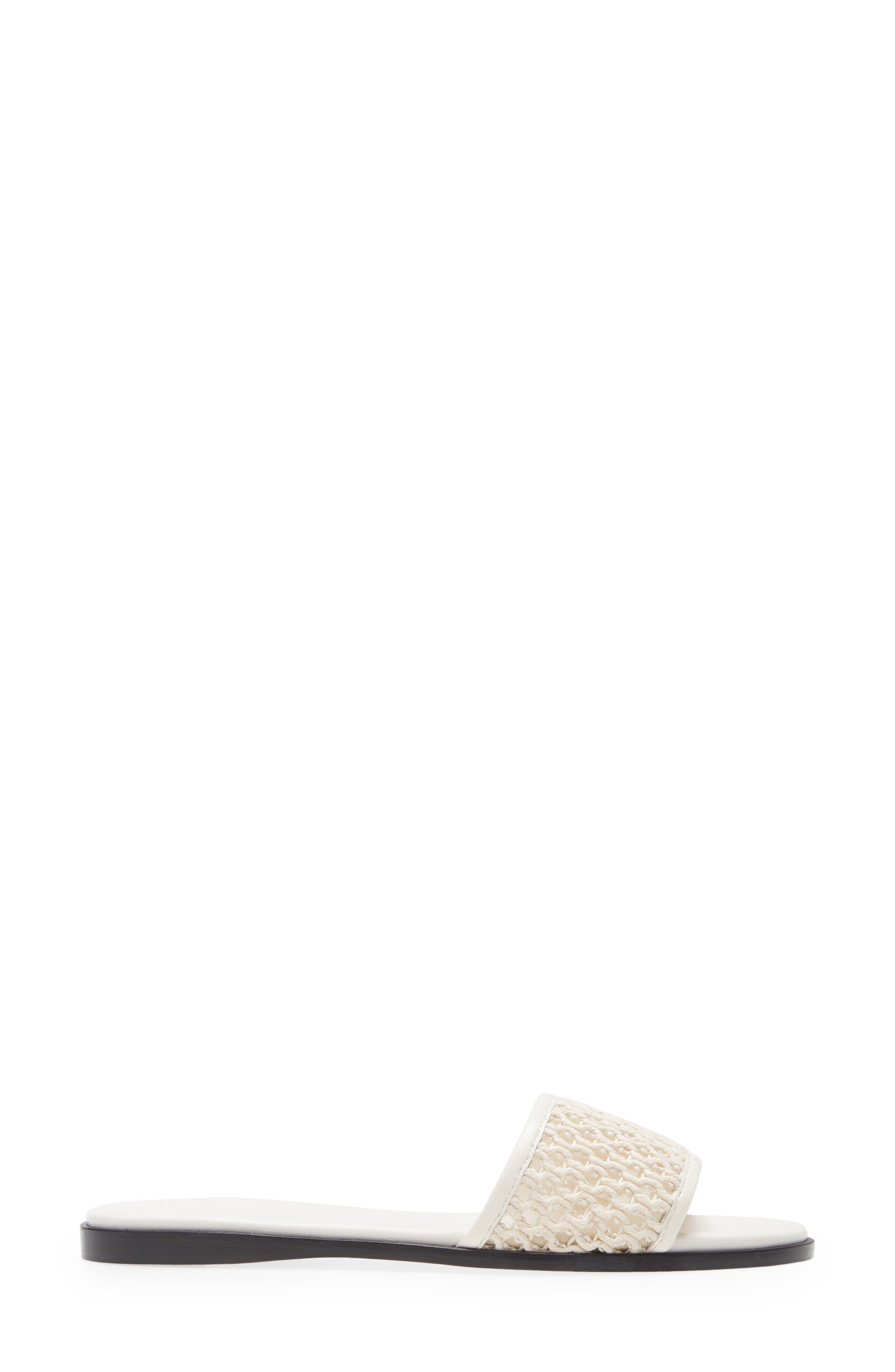 Minea Slide Sandal (Nordstrom Exclusive), Alternate, color, ECRU