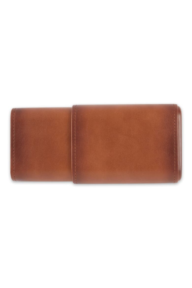 Rustic Leather Cigar Case, Alternate, color, BROWN MULTI COLOR