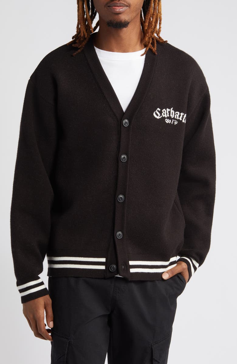 Carhartt Work In Progress Onyx Oversize Cardigan, Alternate, color, 
