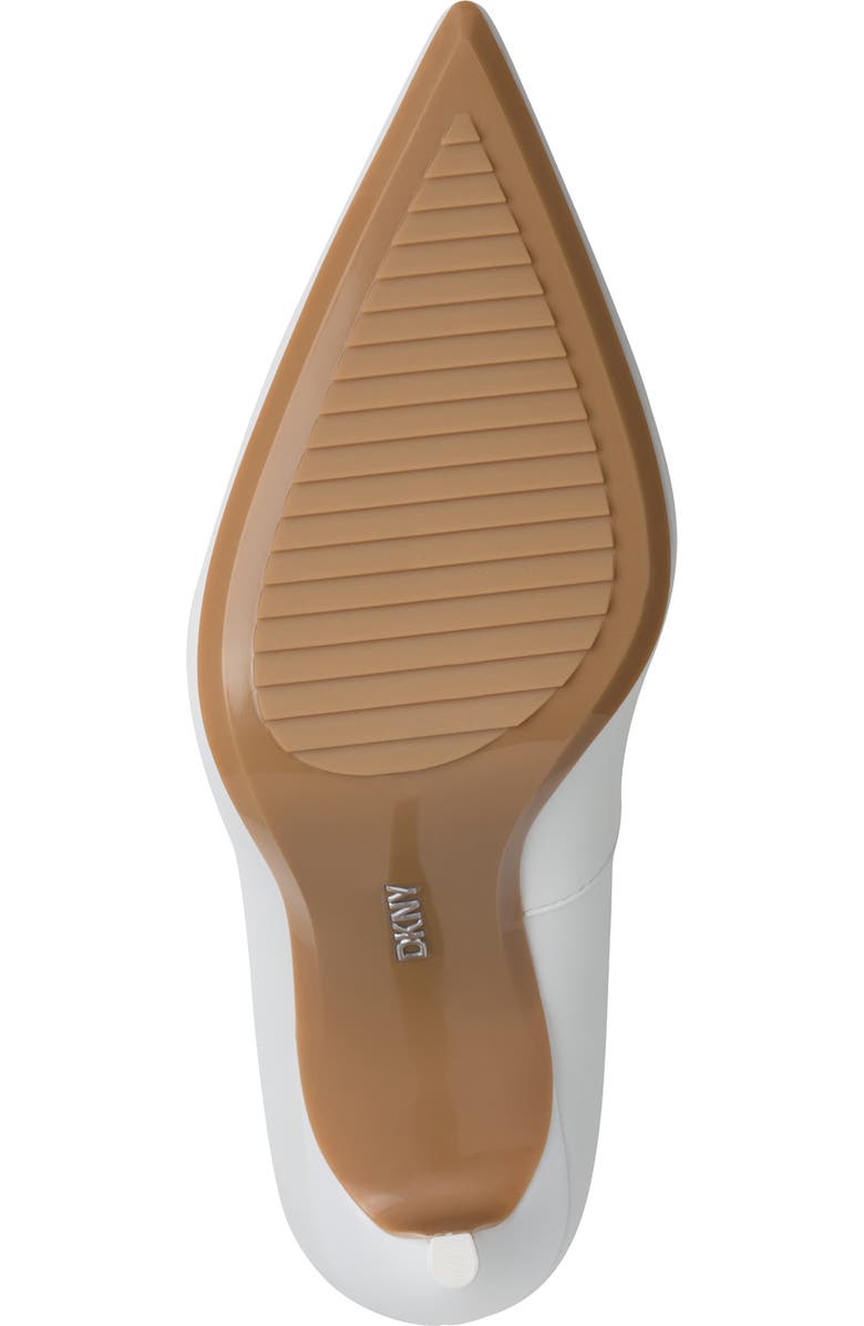 DKNY Mickel Pointed Toe Pump, Alternate, color, White