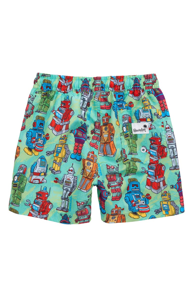 Boardies Kids' Robots Swim Trunks, Alternate, color, 