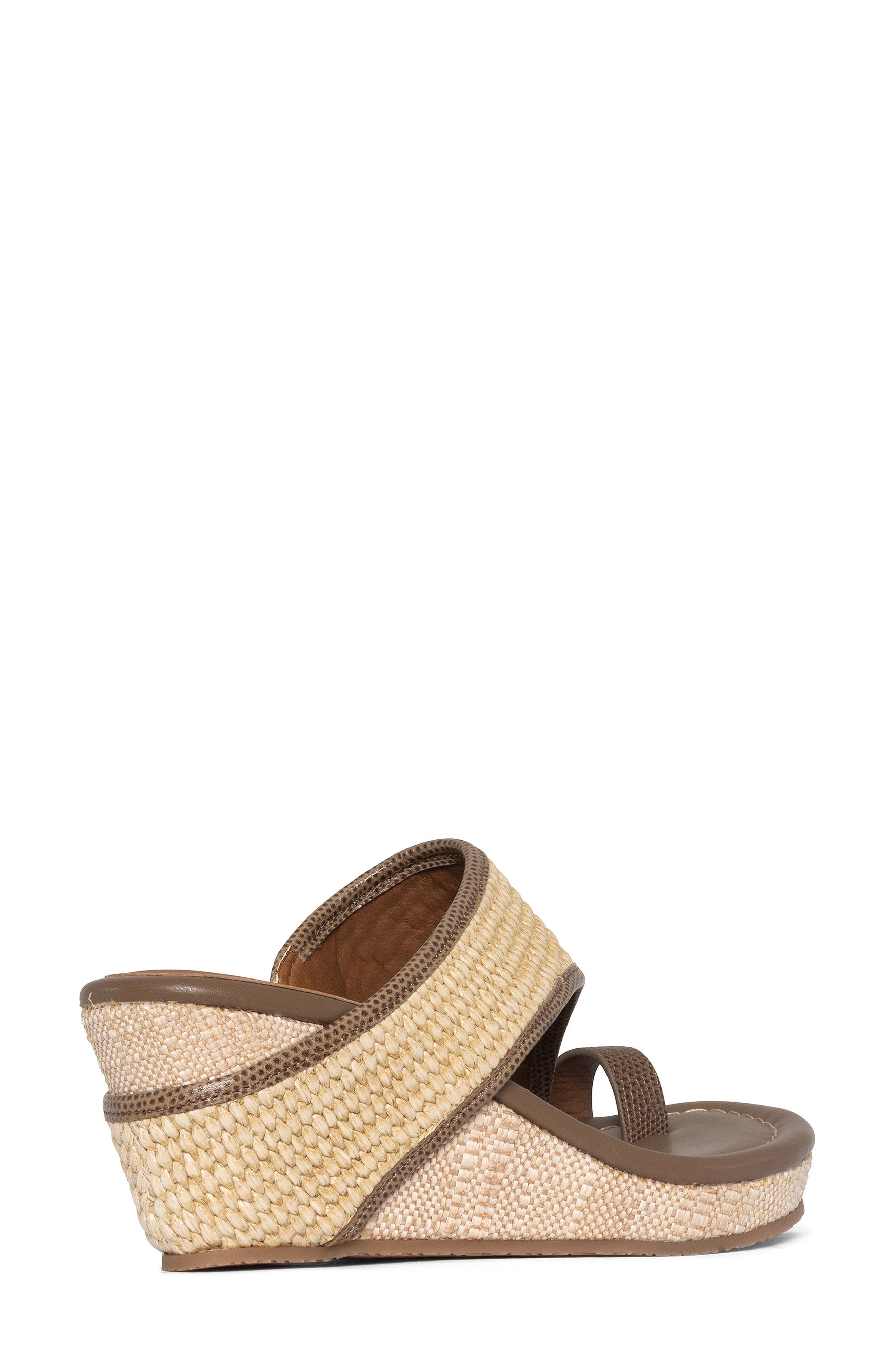 Donald Pliner Platform Wedge Sandal, Alternate, color, Biscotti