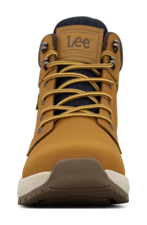 Lee Riker Lace-up Boot In Brown