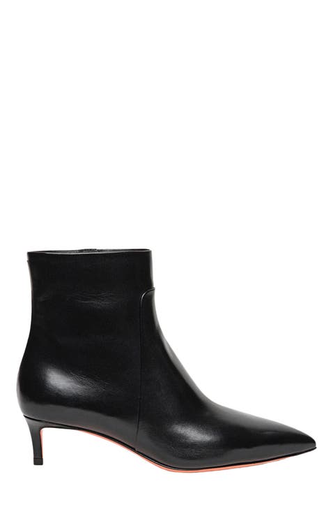 Women's leather ankle boot