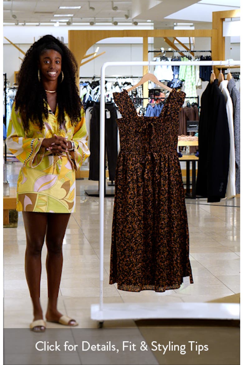 Christina Floral Organic Cotton Midi Sundress video