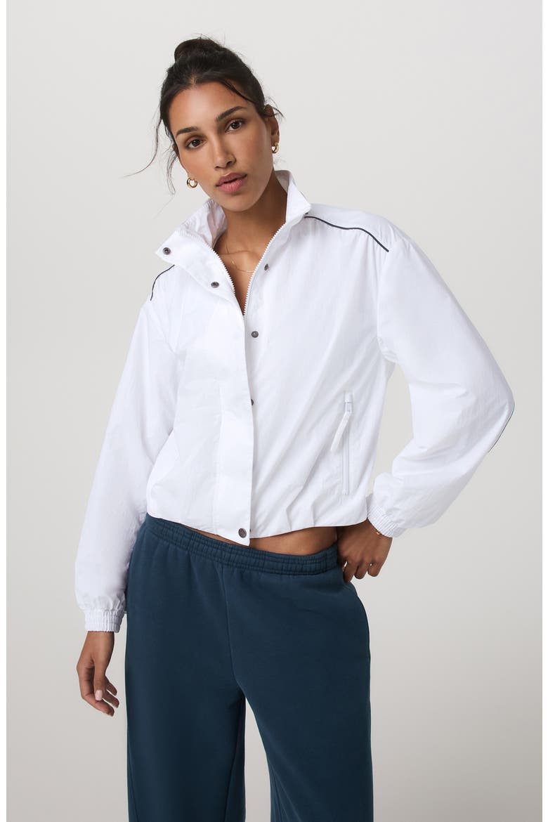 Eaton Fitness Jacket, Alternate, color, WHITE