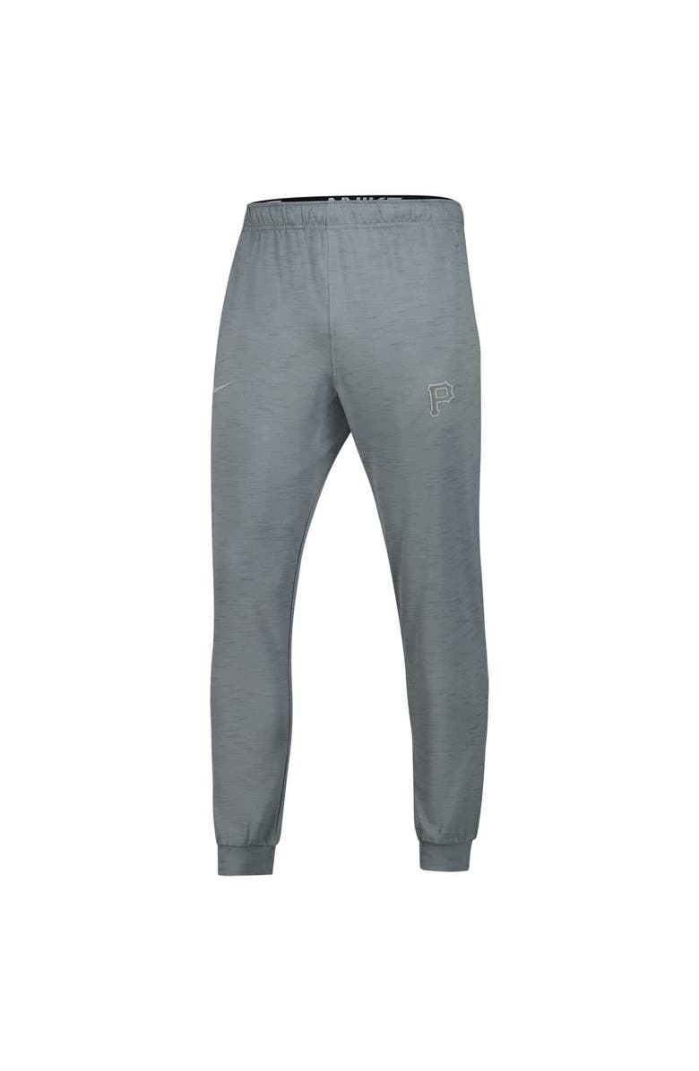 Nike Men's Nike  Heather Gray Pittsburgh Pirates Travel Performance Pants, Alternate, color, Heather Gray