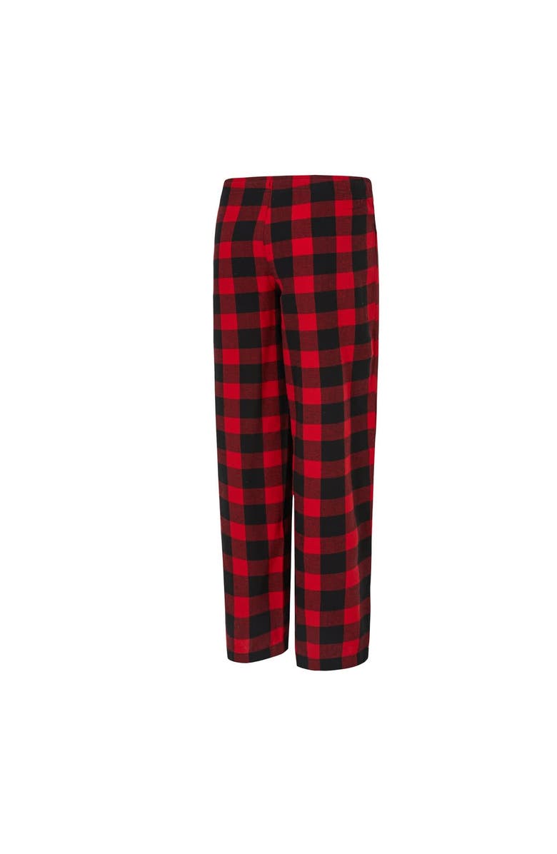CONCEPTS SPORT Women's Concepts Sport  Scarlet/Black San Francisco 49ers Avondale T-Shirt & Pants Flannel PJ Set, Alternate, color, Scarlet