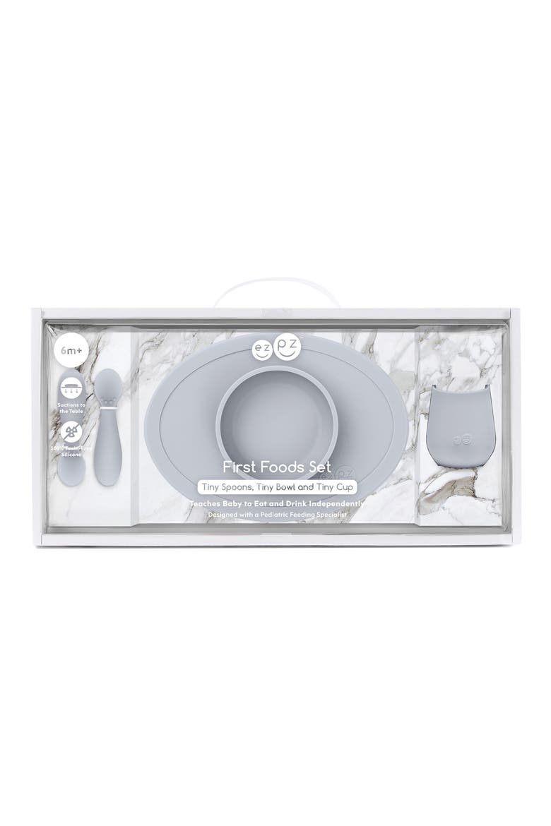 First Foods Set, Alternate, color, PEWTER