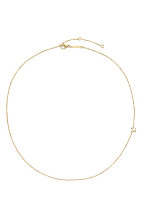Initial Chain Necklace