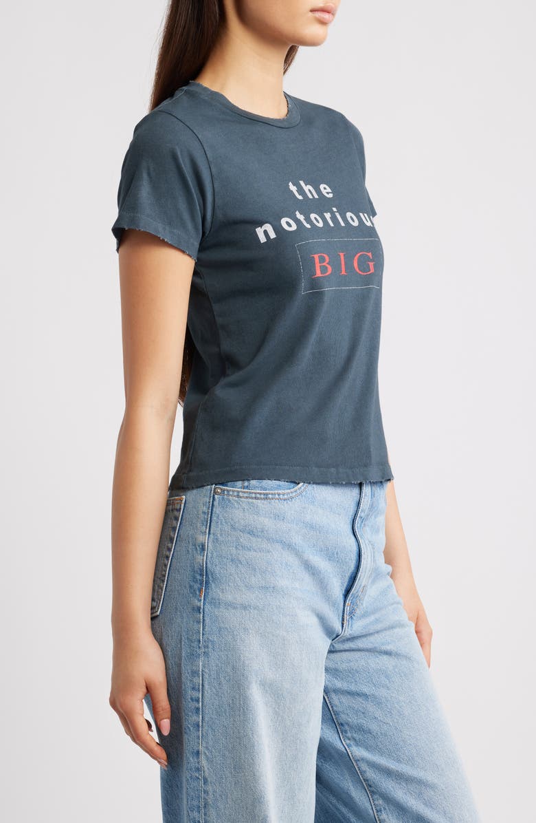 Daydreamer Notorious BIG Cotton T-Shirt, Alternate, color, Vintage Black