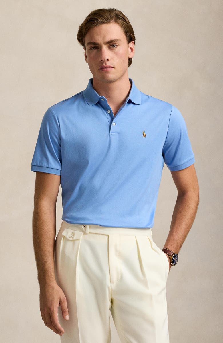 Polo Ralph Lauren Solid Cotton Jersey Polo, Alternate, color,