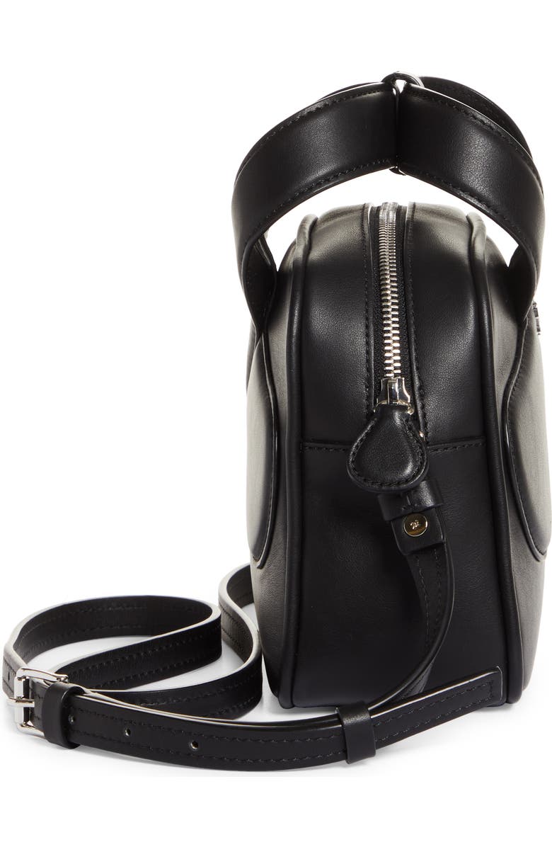 Courrèges Leather Loop Top Handle Bag, Alternate, color,