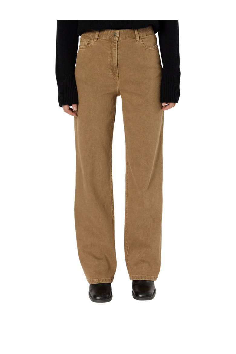 Clea Straight Jeans, Main, color, Camel