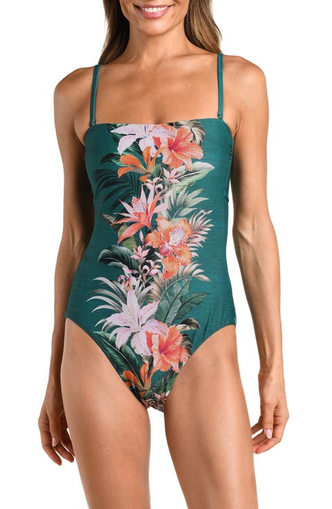 Courtyard Bandeau One-Piece Swimsuit