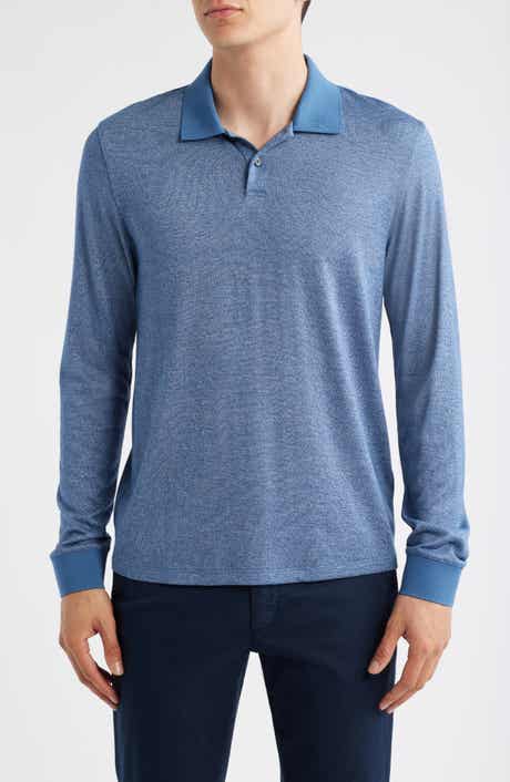 Theory Goris Activate Long Sleeve Polo