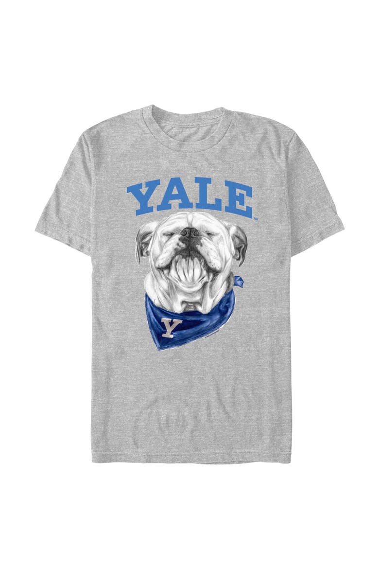 Men's Yale University Happy Handsome Dan Logo  Graphic T-Shirt, Main, color, Sport Grey