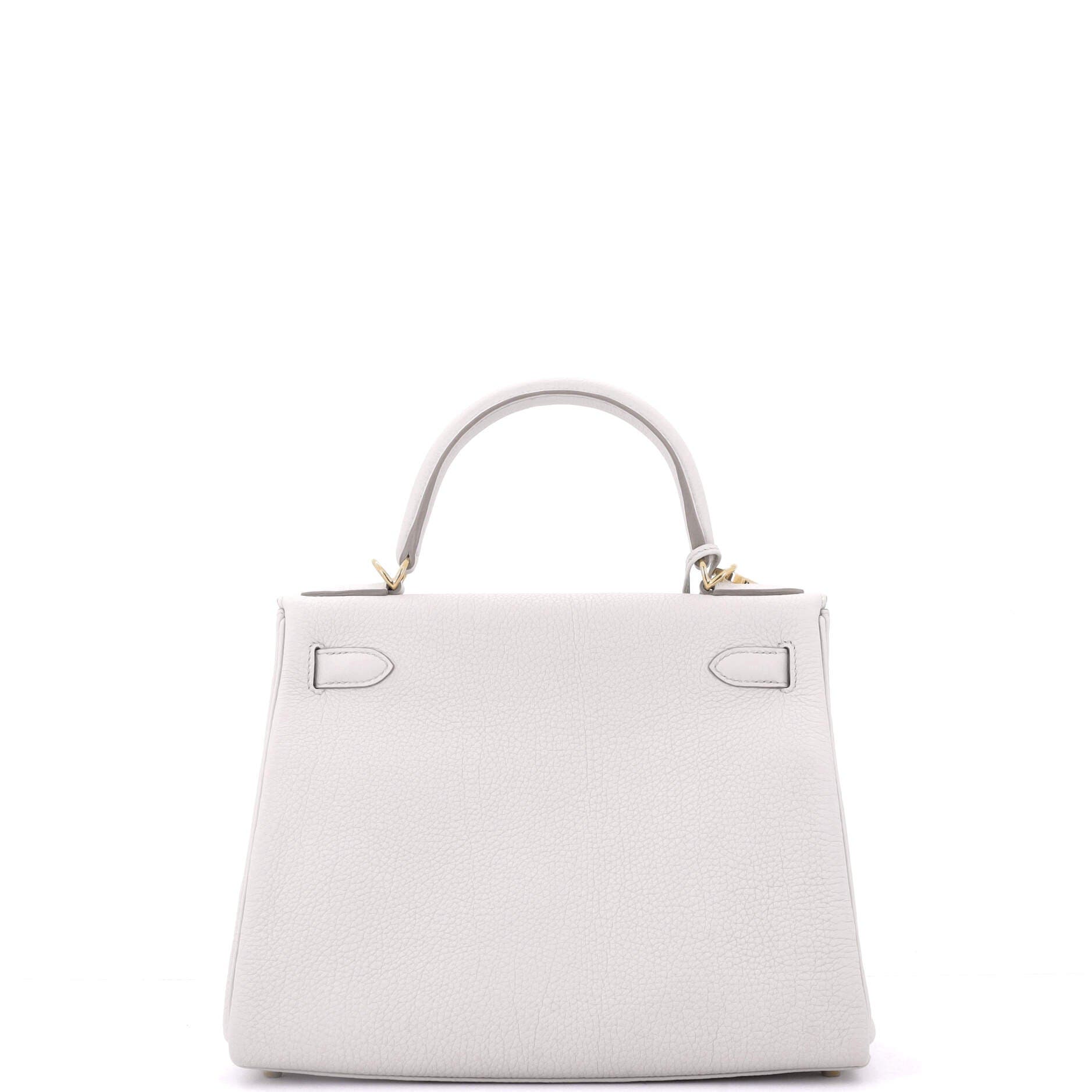 Pre-Owned Hermes Kelly Handbag Light Togo with Gold Hardware 28, Alternate, color, Beton