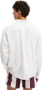 Cotton On Men's Relaxed Linen Long Sleeve Shirt