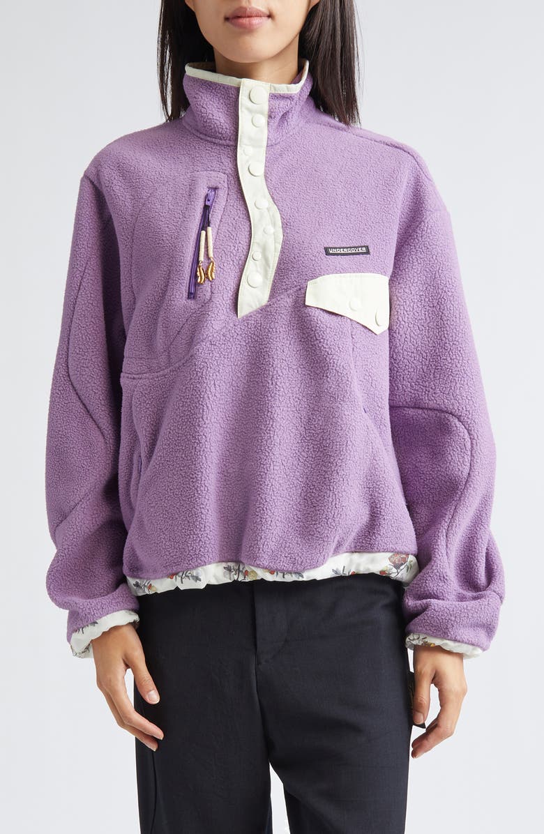Undercover Fleece Jacket, Main, color, Purple