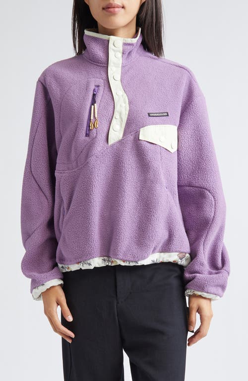 Undercover Fleece Jacket In Purple