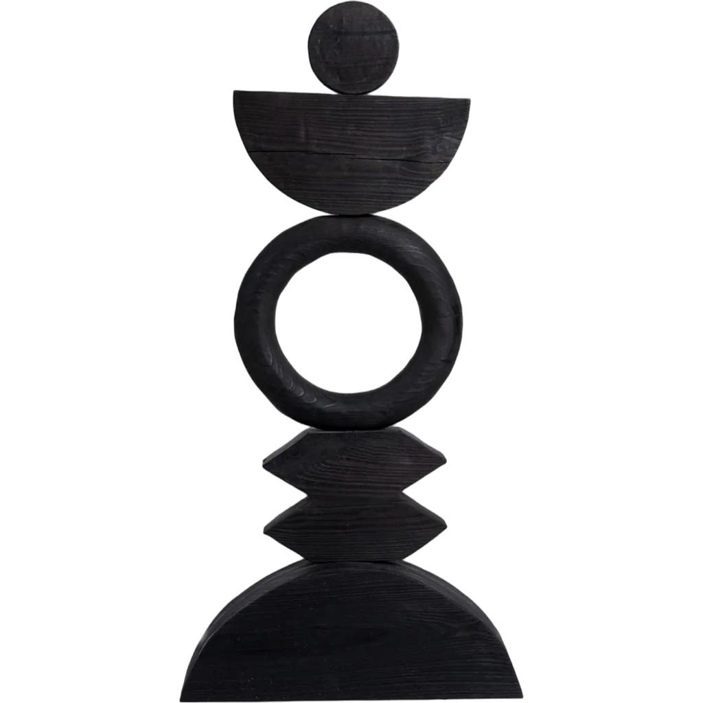 Meso Goods Arco Wood Sculpure in Black  product
