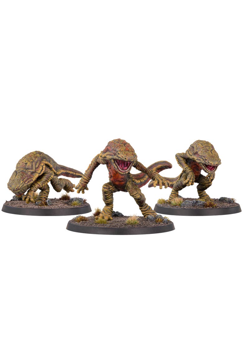 Modiphius Entertainment Fallout Miniatures Creatures, Gulpers, 3 Resin Figures, Main, color, Multicolored