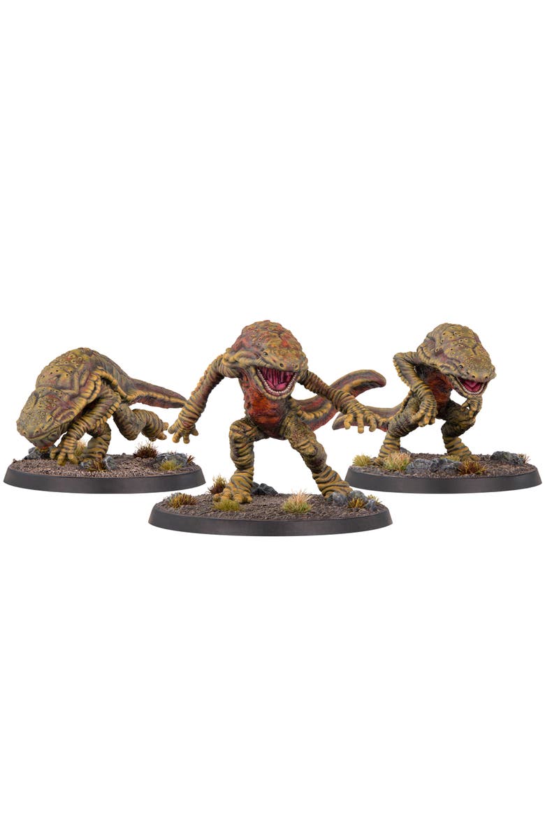 Fallout Miniatures Modiphius Entertainment Fallout Miniatures Creatures, Gulpers, 3 Resin Figures, Main, color, Multicolored