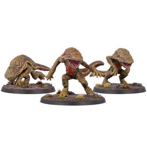 Modiphius Entertainment Fallout Miniatures Creatures, Gulpers, 3 Resin Figures