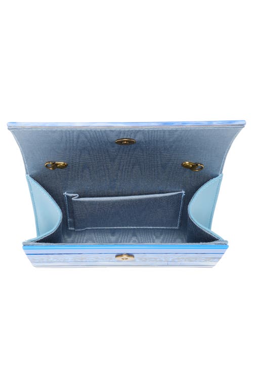 Kurt Geiger London Party Clutch In Turquoise/aqua