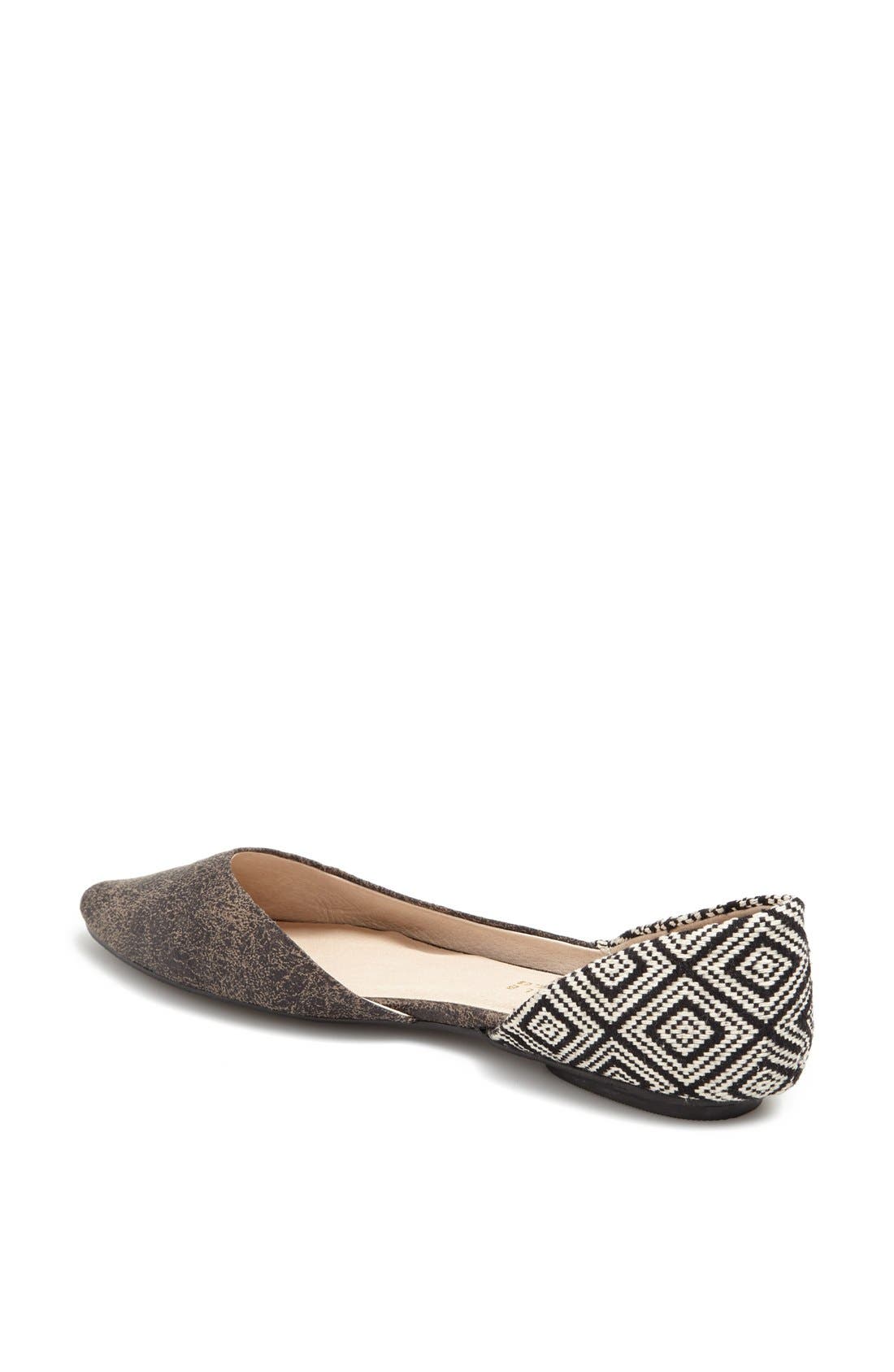 'Belina' Flat, Alternate, color, BROWN MULTI