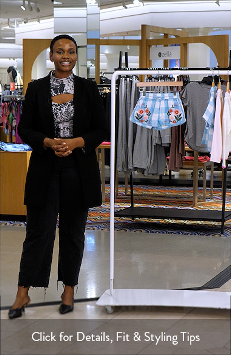 Kids' Embroidered Cotton Shorts, sales video thumbnail