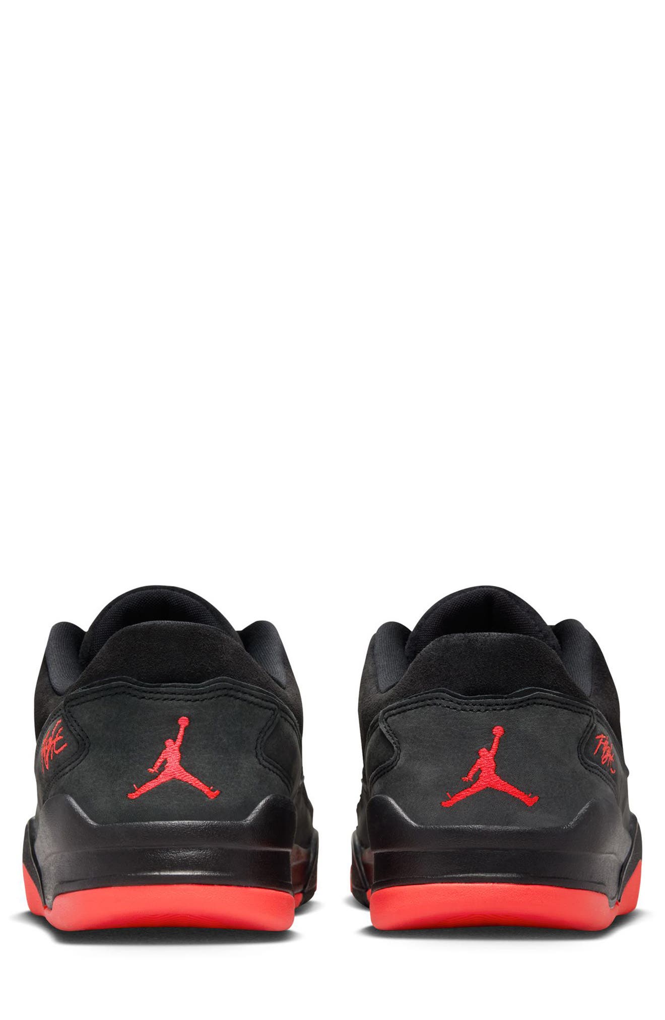 Jordan Flight Court Sneaker, Alternate, color, Black/ Infrared