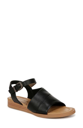 Shop Blowfish Malibu Ardice Sandal In Black Faux Leather