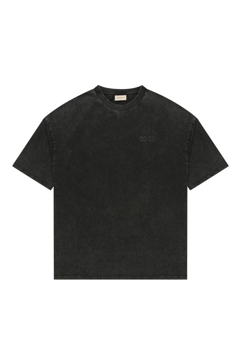The Essentials Cotton Graphic T-Shirt, Alternate, color, VINTAGE BLACK