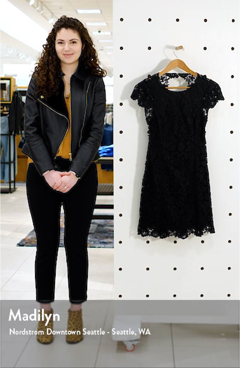 Romance Language Backless Lace Body-Con Dress, sales video thumbnail