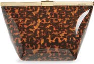Jimmy Choo Ganache Transparent Tortoisehell Clutch