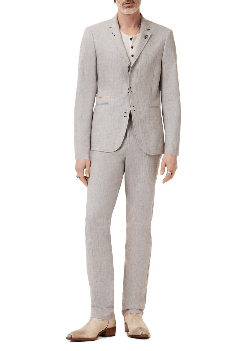 Wallace Slim Fit Stretch Cotton Sport Coat, Alternate, color, MUSHROOM
