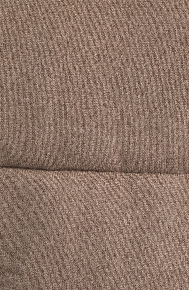 BOSS Henrico Quilted Cashmere Hooded Vest, Alternate, color, Open Beige